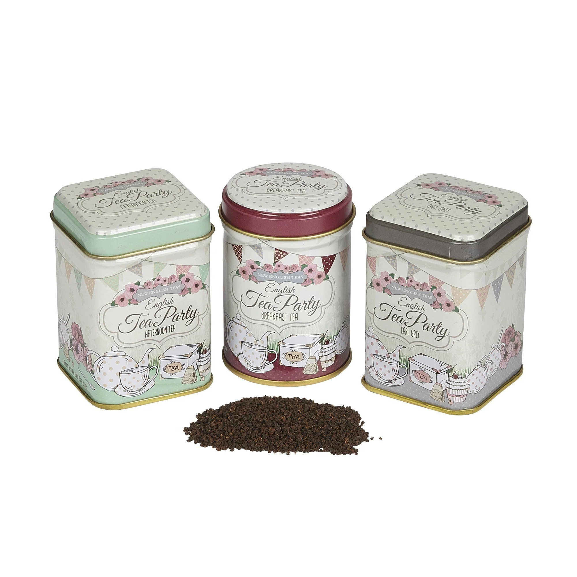 English Tea Party Mini Tea Tin Set - Image 4
