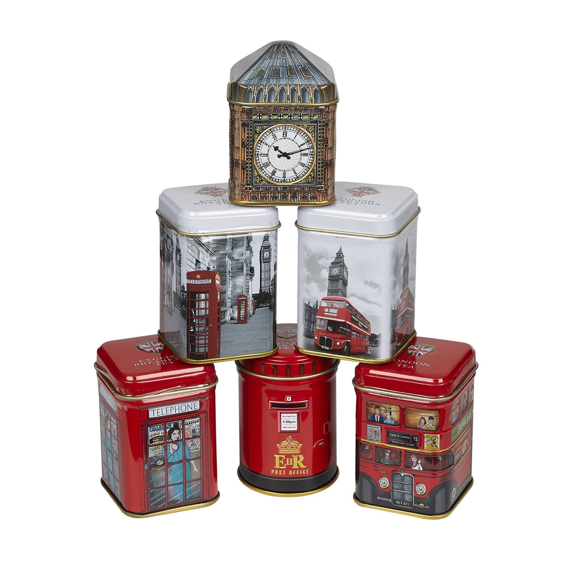 Best Of British Mini Tea Tin Set of 6 - Image 4
