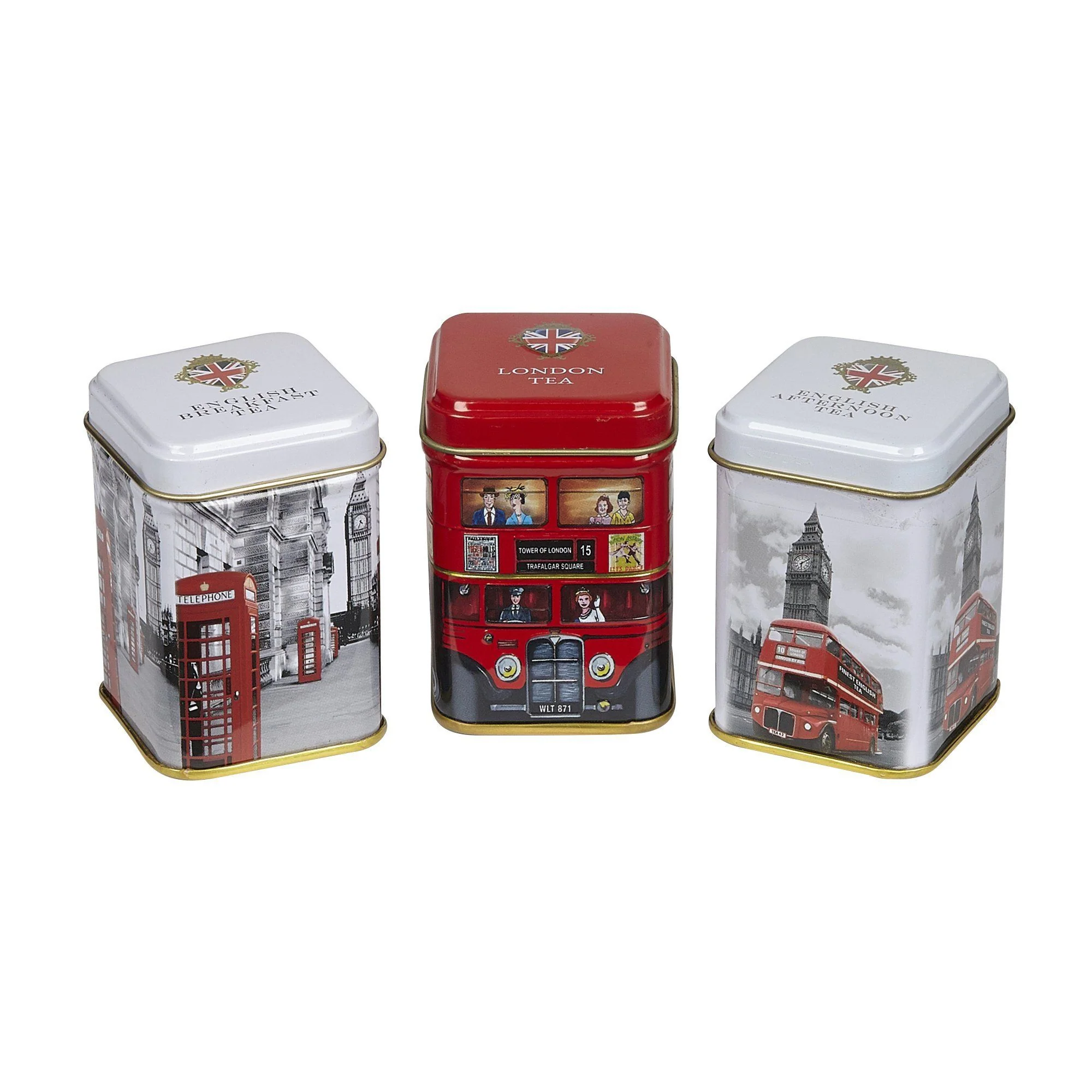 Best Of British Mini Tea Tin Set of 3 - Image 3
