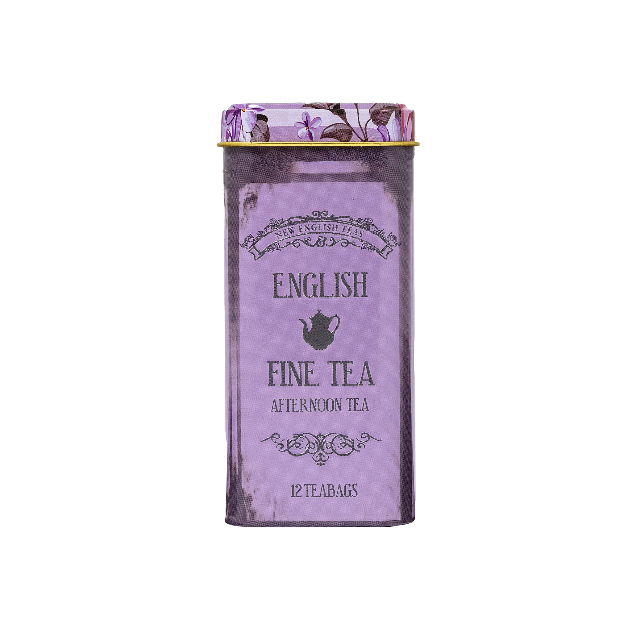 Vintage Floral 12 Teabag Tin Set - Image 3