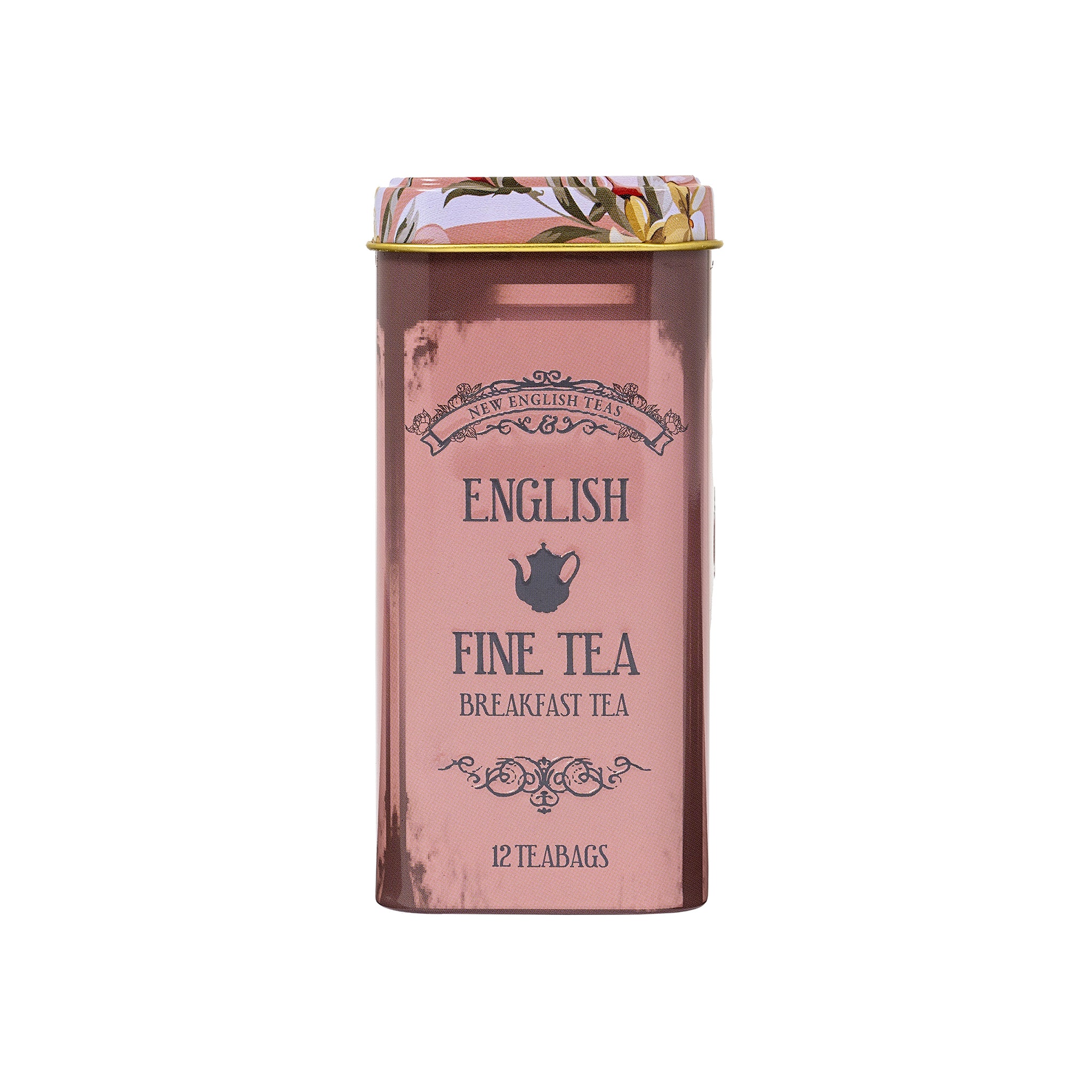 Vintage Floral 12 Teabag Tin Set - Image 4