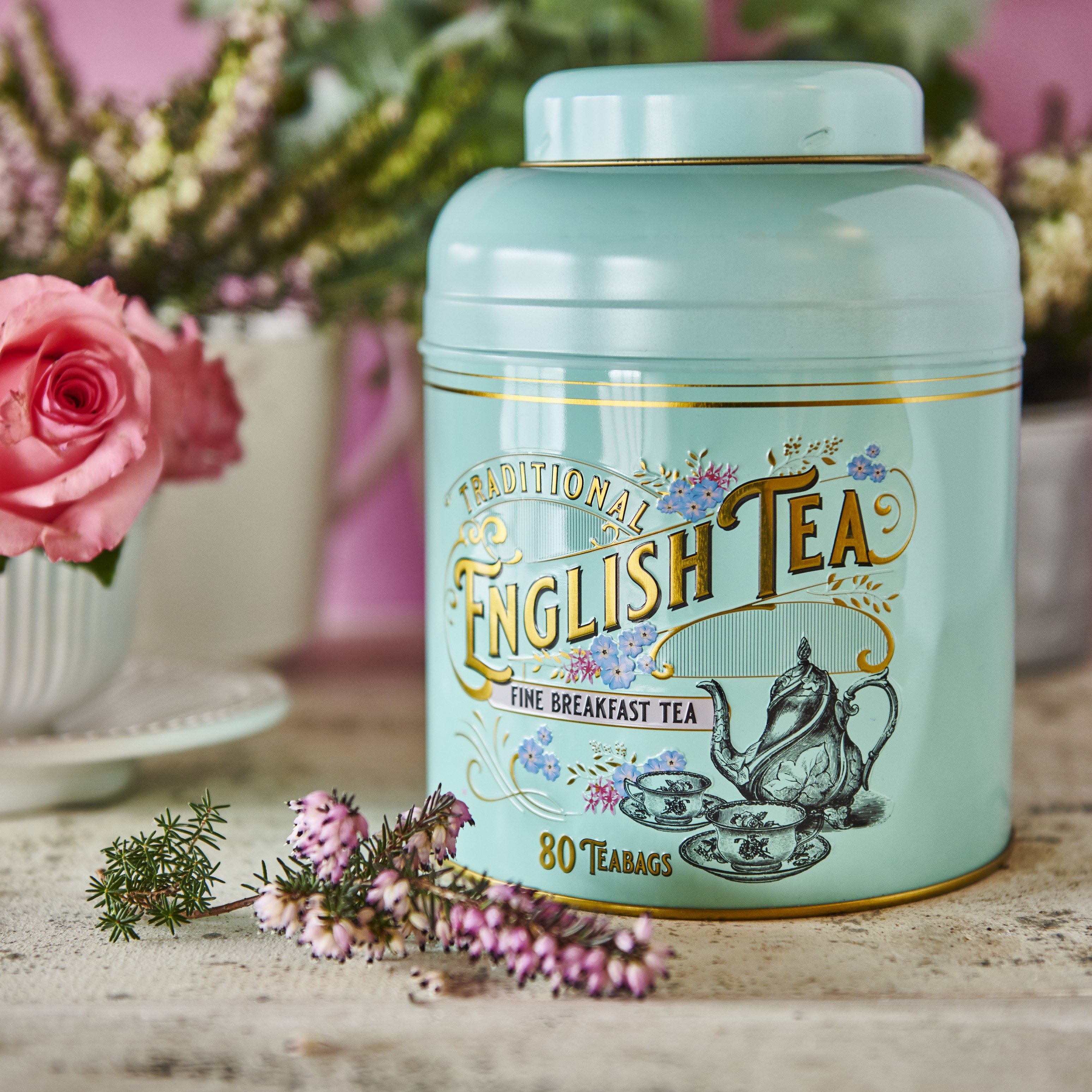 Vintage Victorian Tea Caddy Gift Set - Image 4